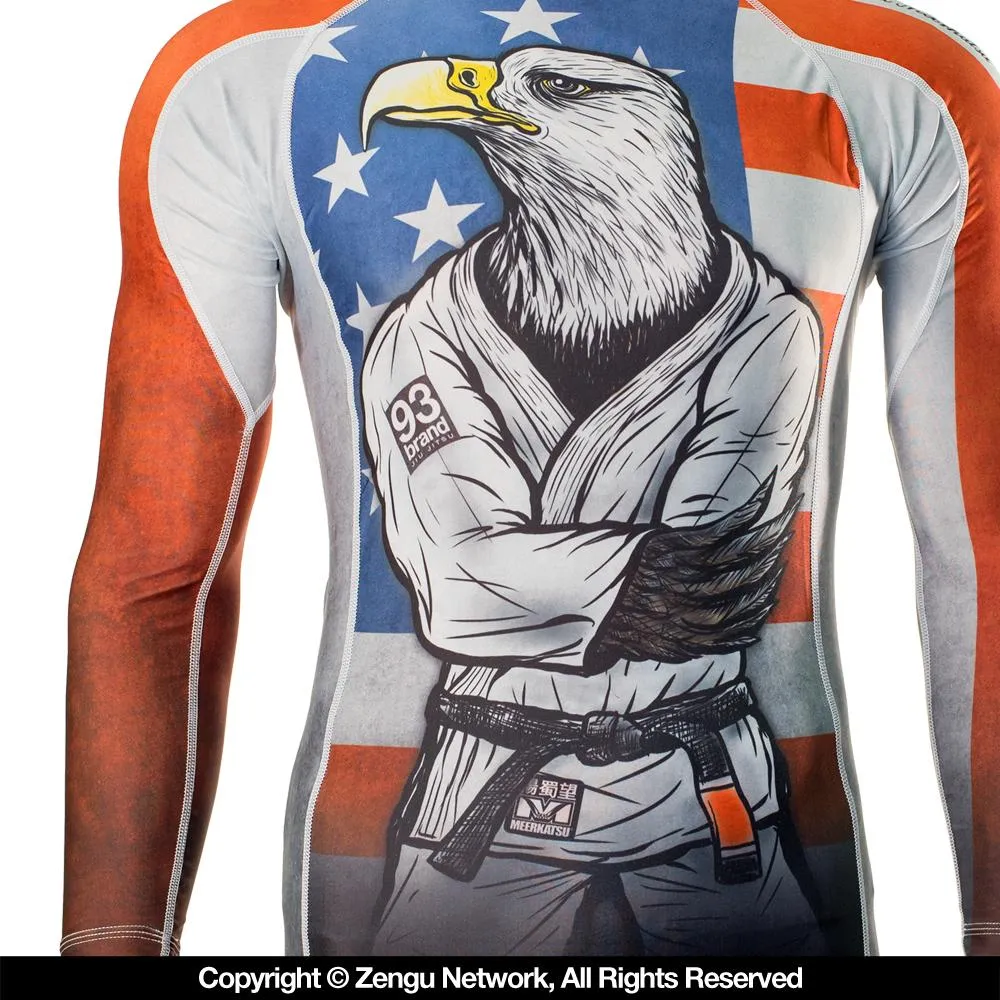 93brand x Meerkatsu "Freedom Eagle" Rash Guard