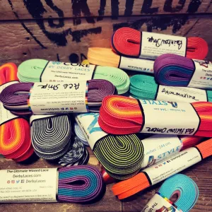 96''/244cm SOLID COLOUR Waxed Derby Laces