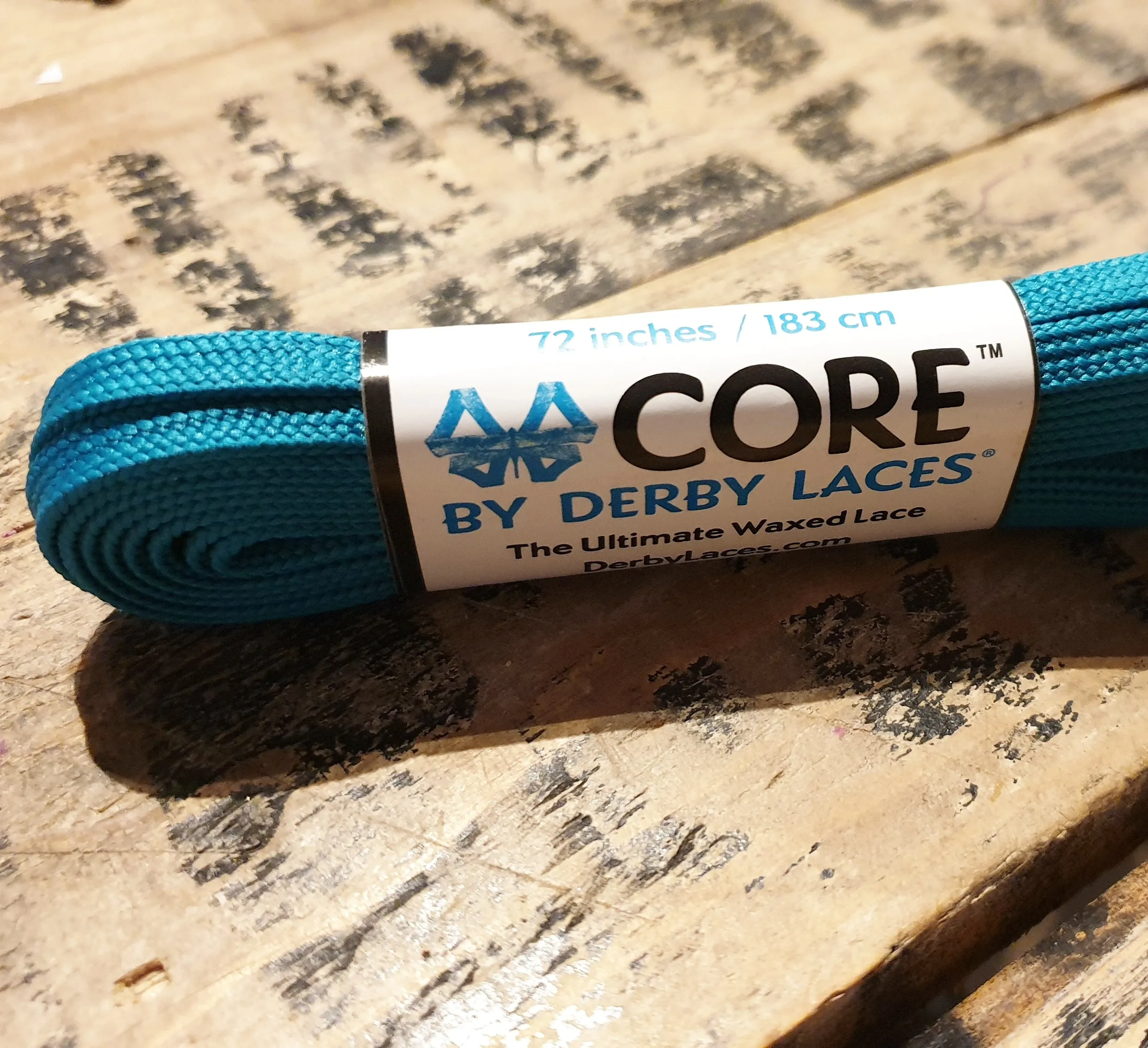 96''/244cm SOLID COLOUR Waxed Derby Laces