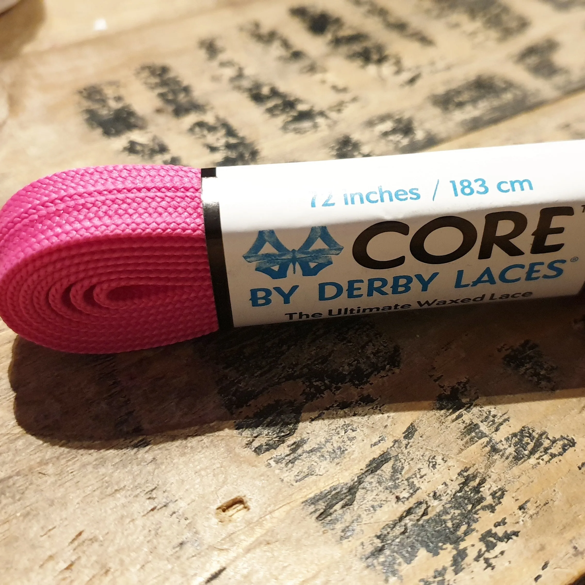 96''/244cm SOLID COLOUR Waxed Derby Laces