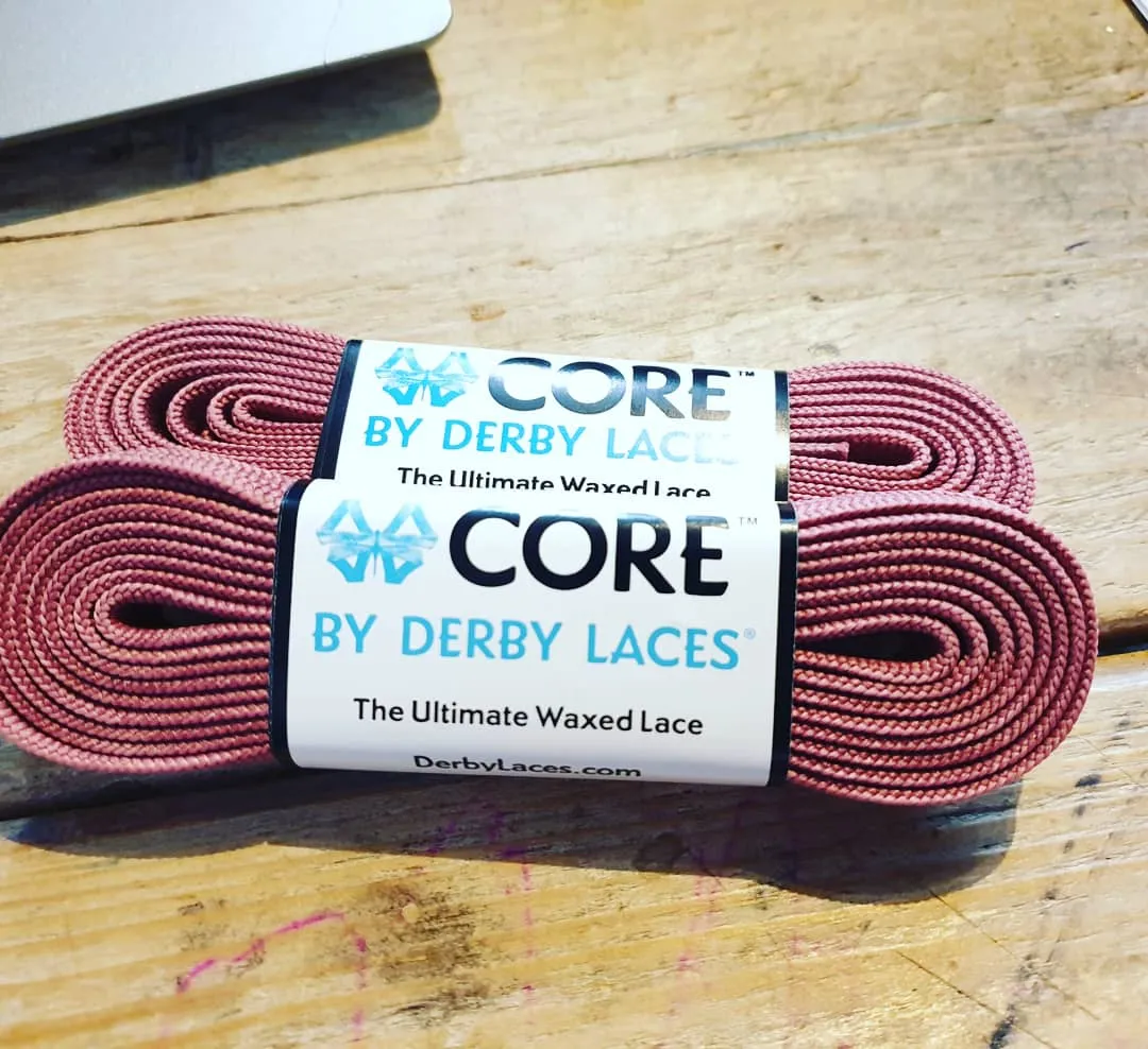 96''/244cm STYLE PATTERNED Waxed Derby Laces