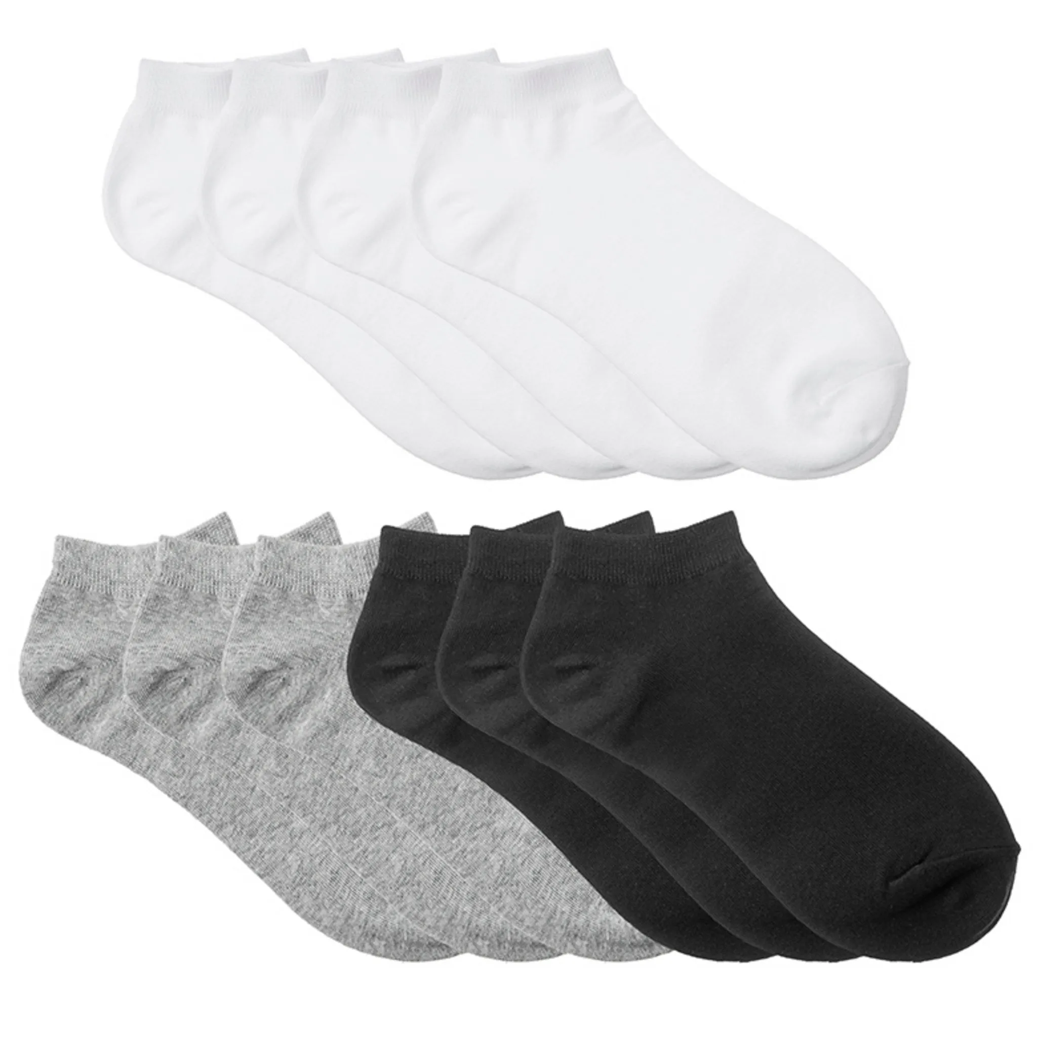 Base Alpha Essential Men's Sneaker Ankle Socks 10 Pairs - 🏆 #20 - Clothing/Accessories - Best of December