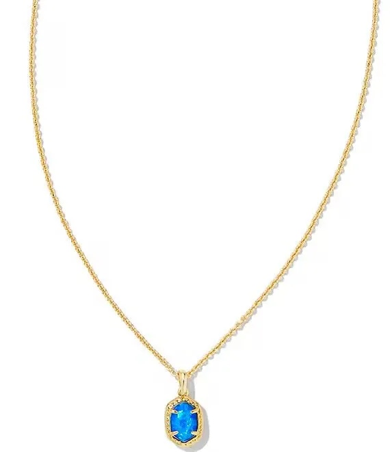 Daphne Framed Short Pendant Necklace