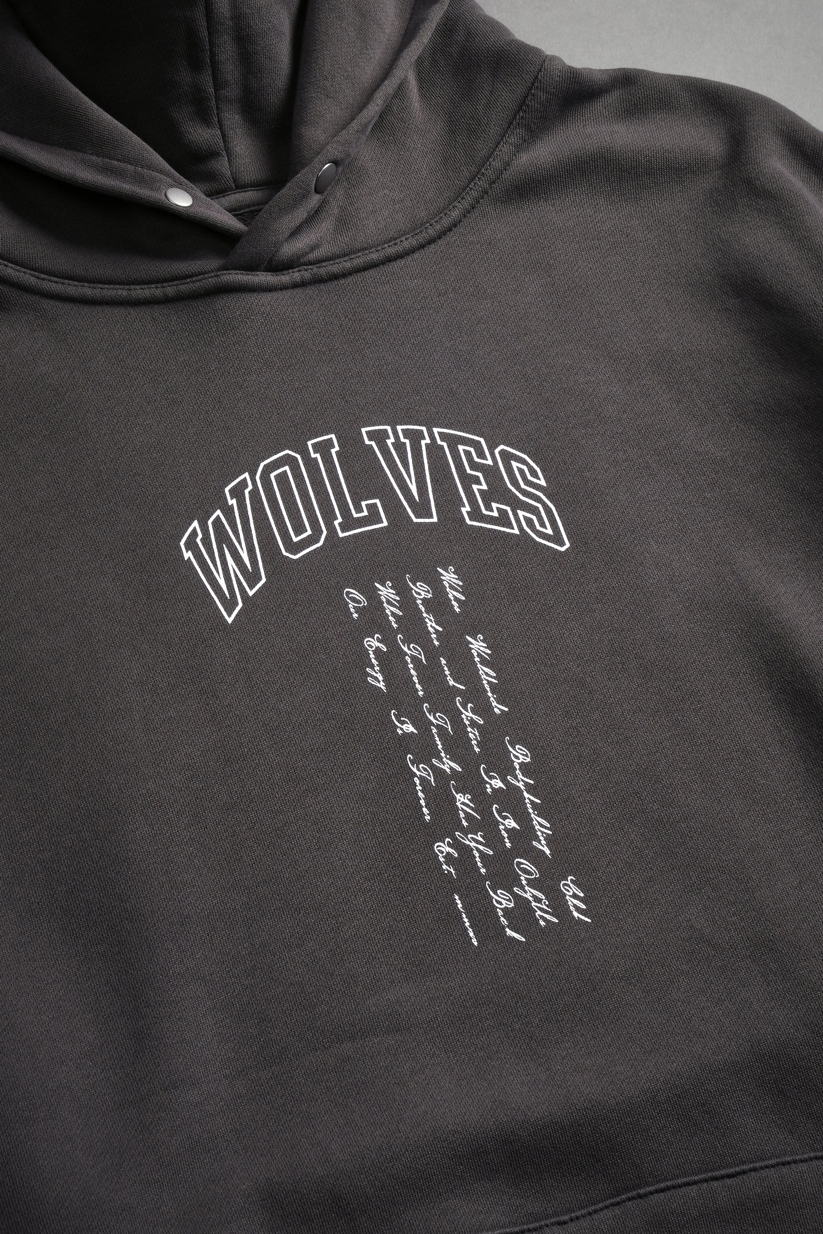Don't Give Up "Pierce" Hoodie in Wolf Gray