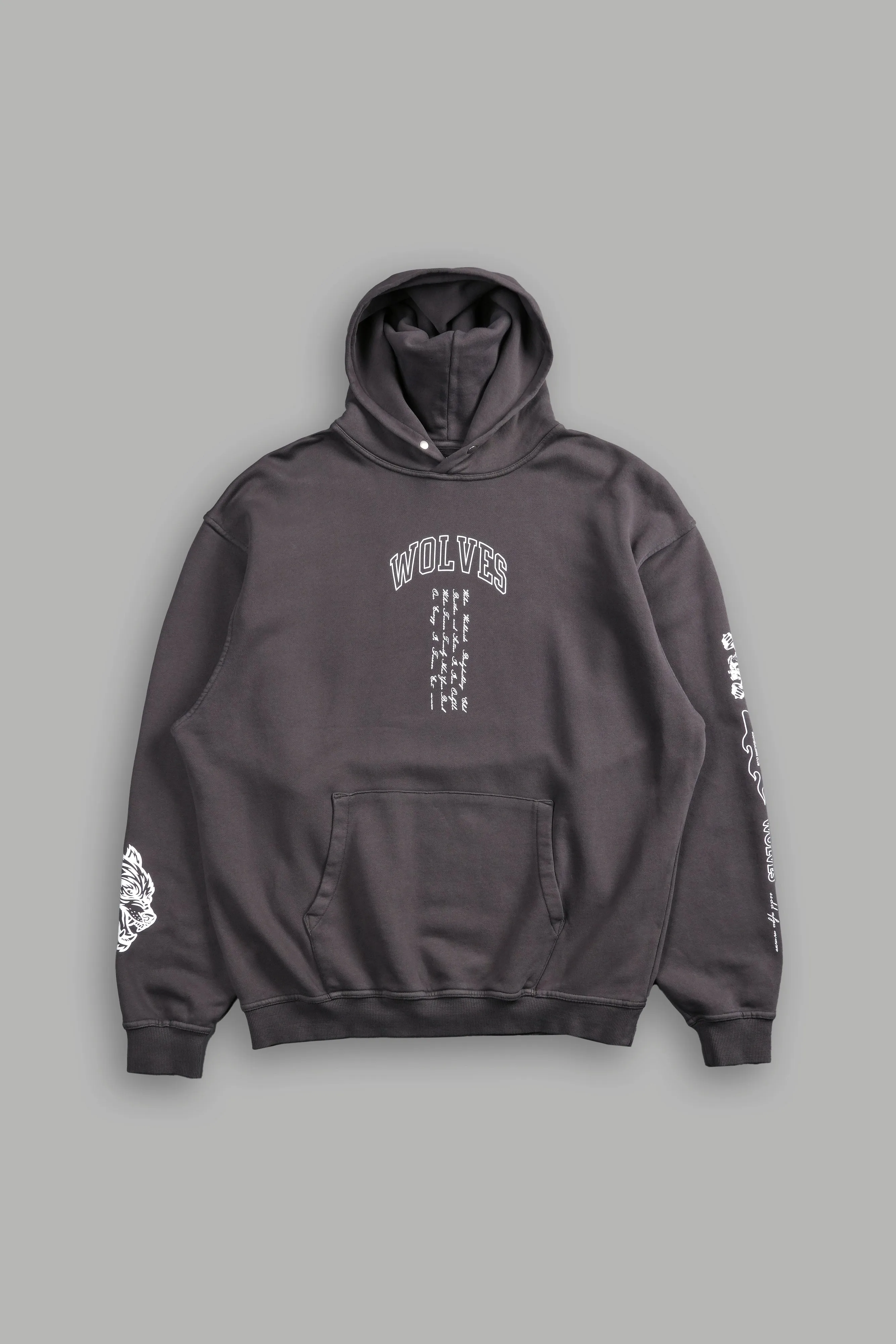 Don't Give Up "Pierce" Hoodie in Wolf Gray