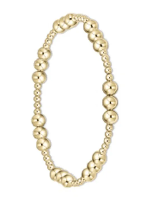 E Newton Classic Joy Pattern-Gold & Sterling