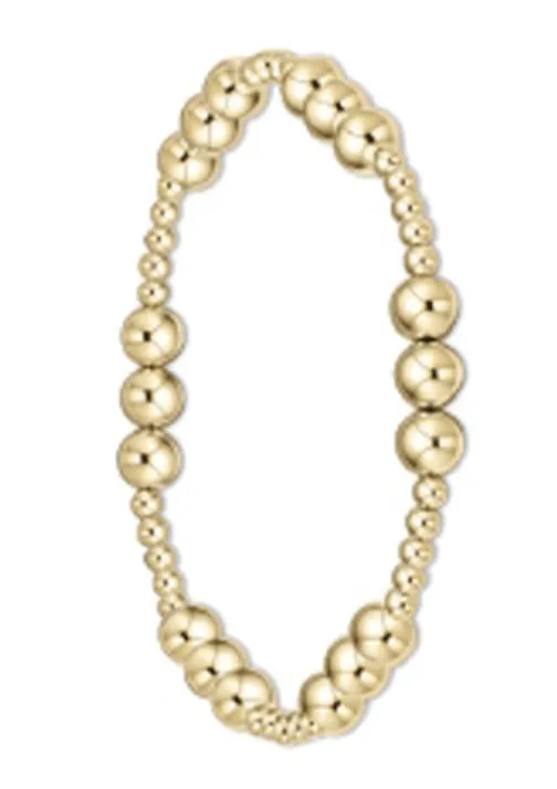 E Newton Classic Joy Pattern-Gold & Sterling