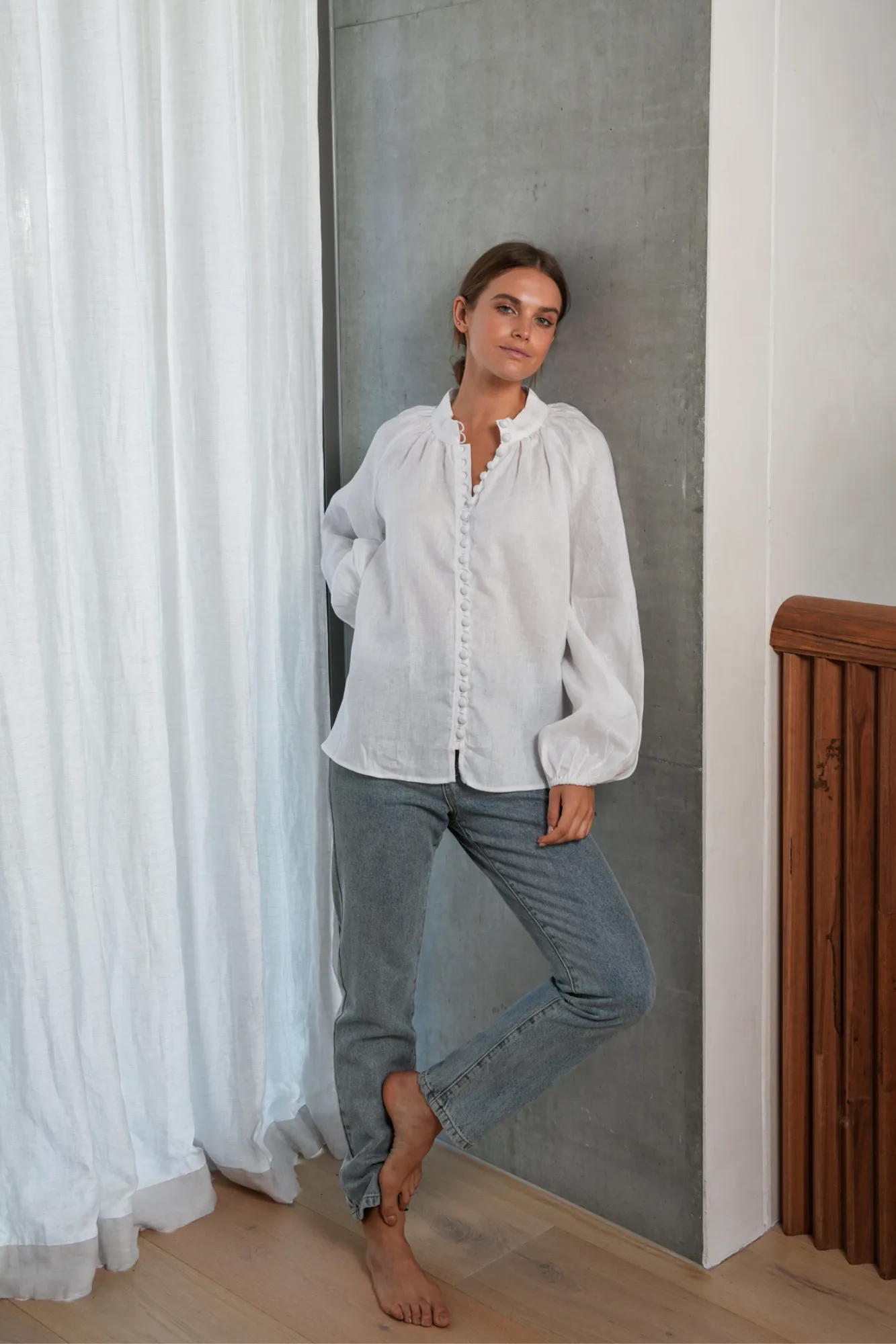 HANSEL BLOUSE- WHITE