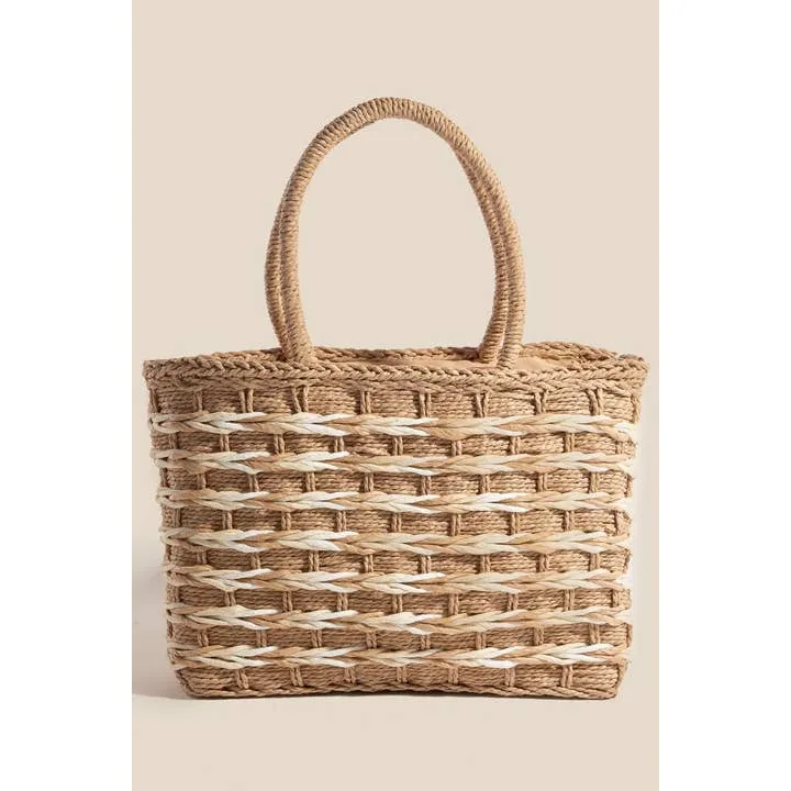 Isla Woven Hand Bag