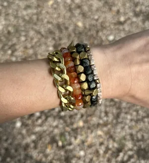 Luxe: Faceted Carnelian Bracelet