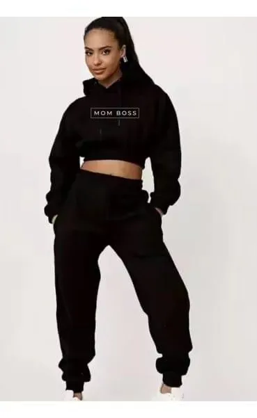 Mom Boss Limited Edition Crop Sweatsuits