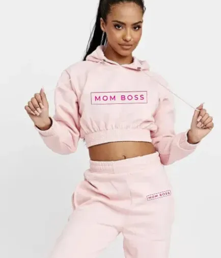 Mom Boss Limited Edition Crop Sweatsuits