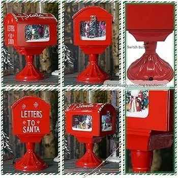 Pibi Christmas Mini Mailbox with Lights & Music