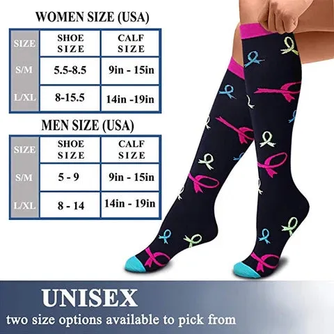 ROYALUCK 6-Pack Maple Leaf Compression Socks