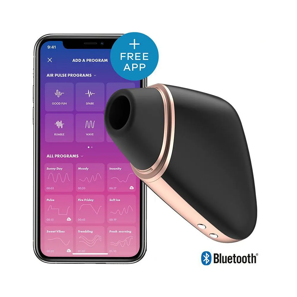 Satisfyer Love Triangle Clit Massager App-Enabled Black