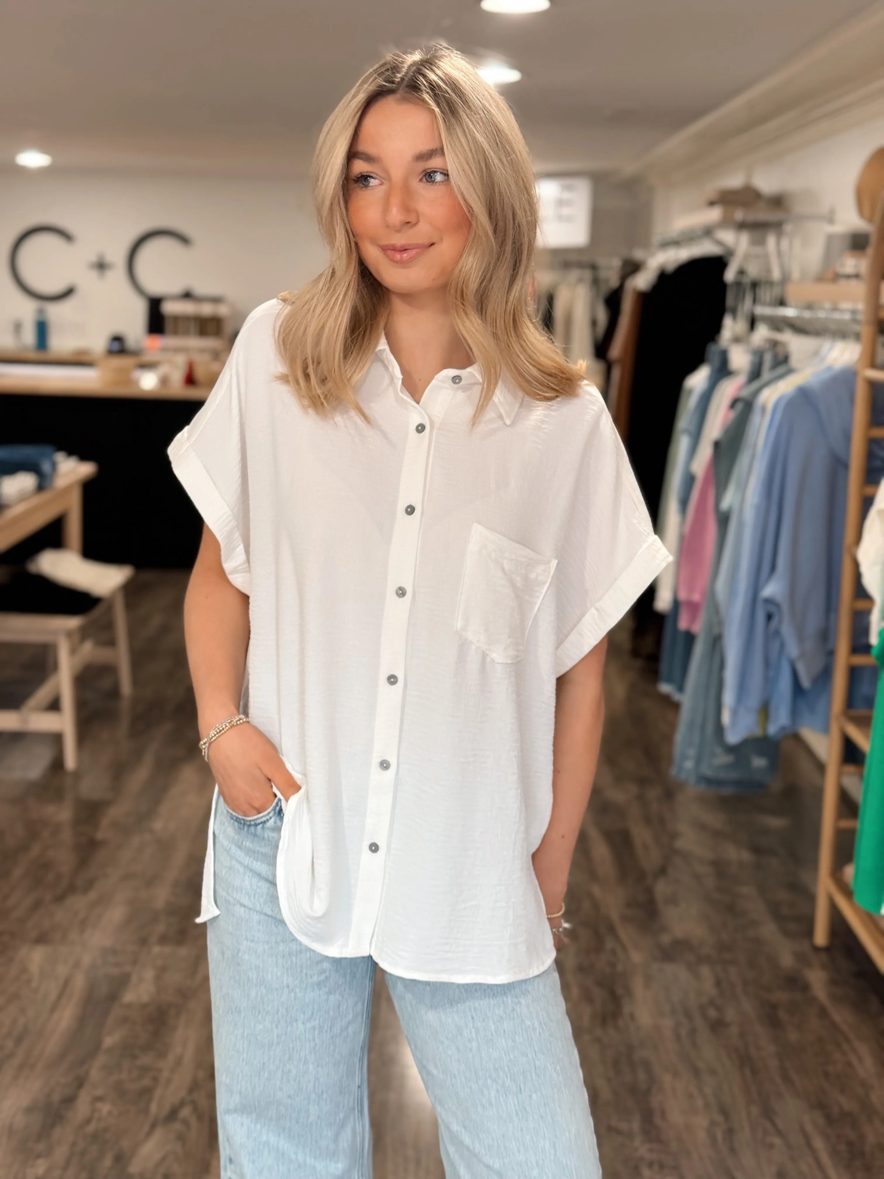 Seasonal Oversized Blouse - Several Colors