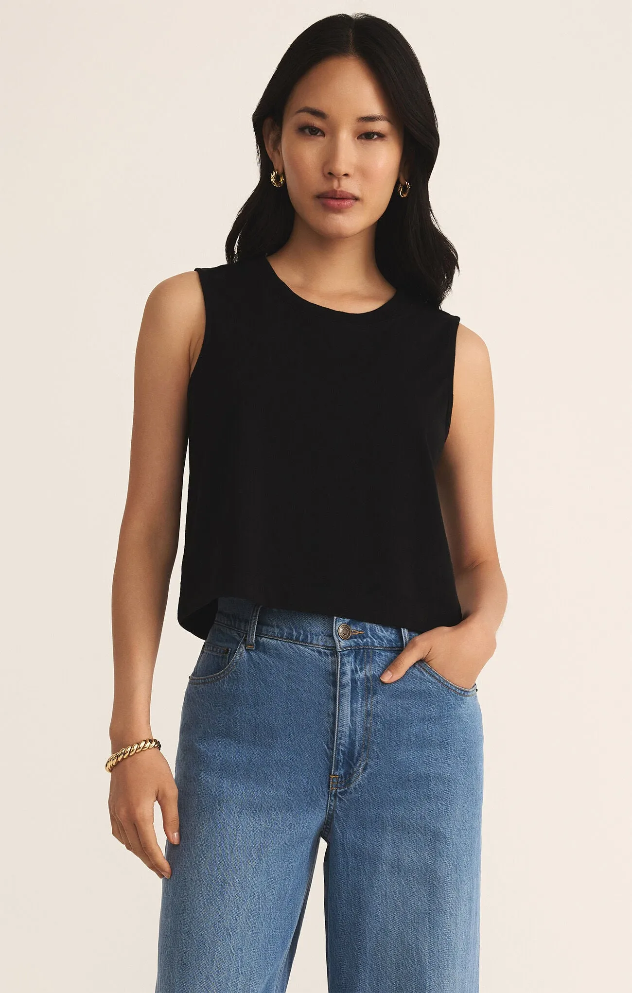 Sloane Jersey Muscle Tank