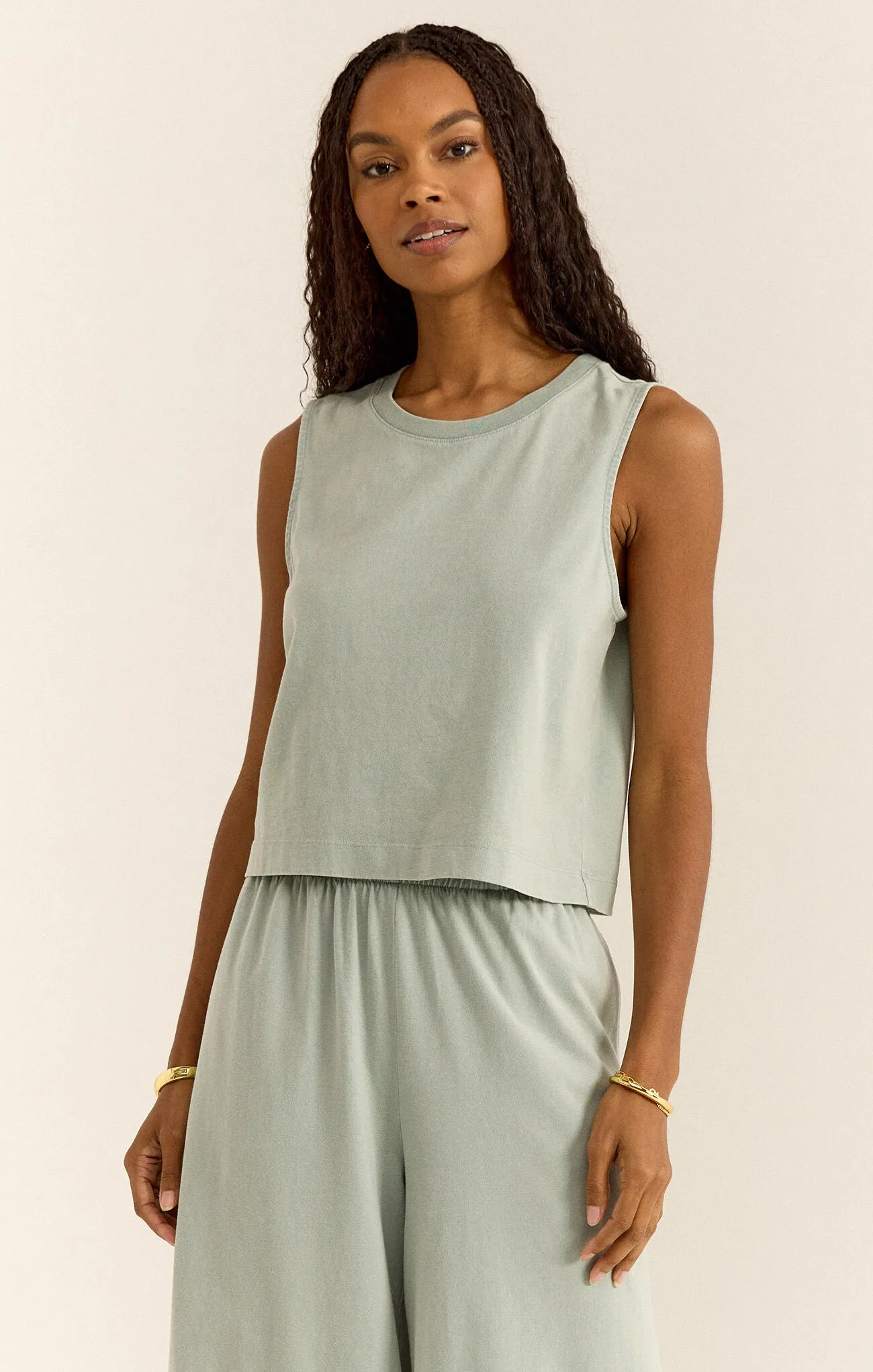 Sloane Jersey Muscle Tank